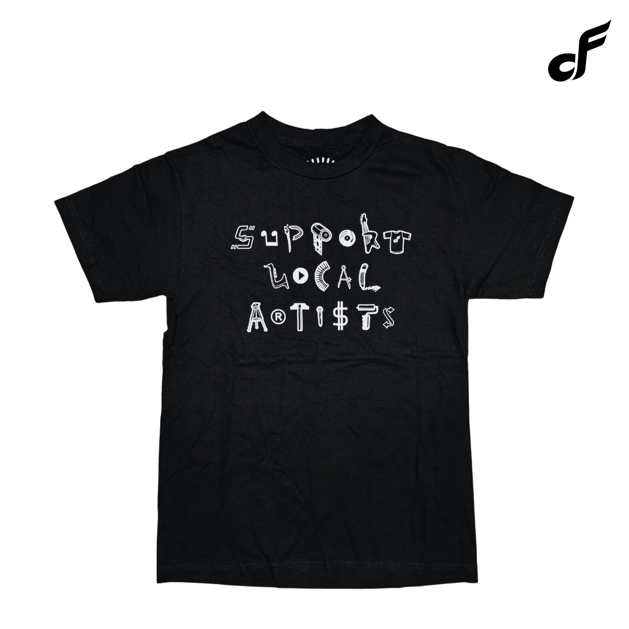 Support Local Artists T-Shirt (Black)