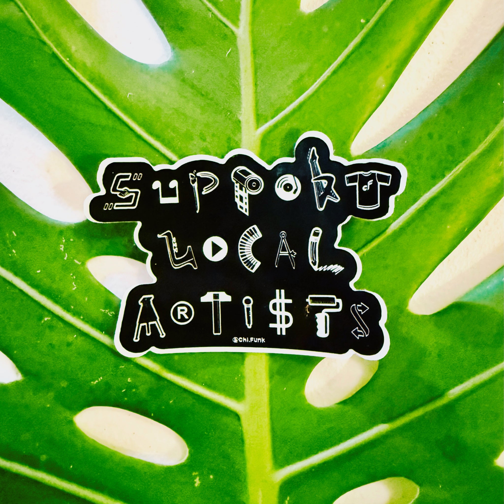 Support Local Artists Sticker [3.5in]