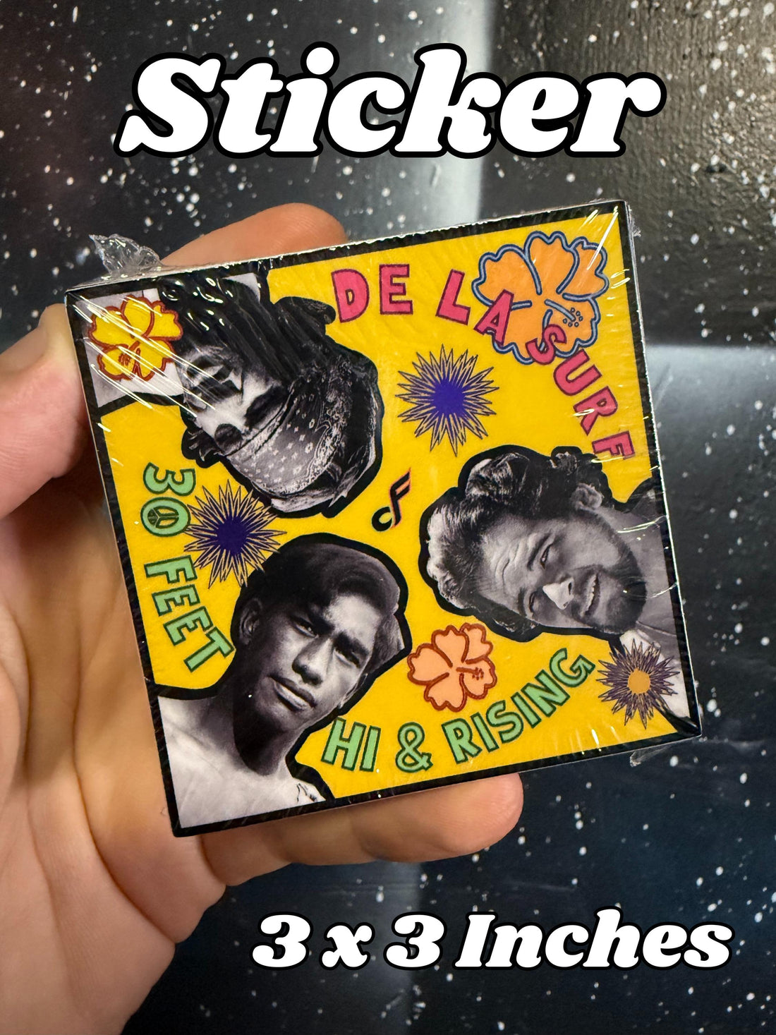 De La Surf Sticker [3x3in]