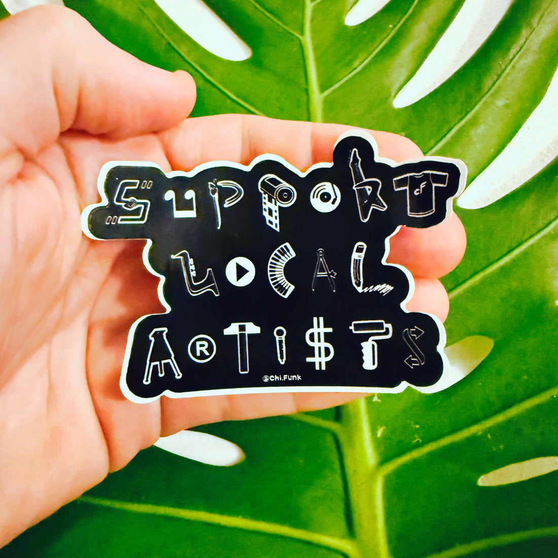Support Local Artists Sticker [3.5in]